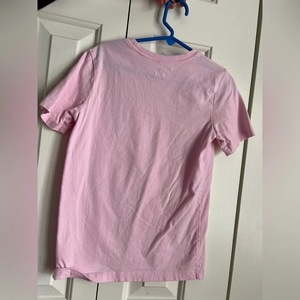 OshKosh B'gosh Pink Shark Graphic Tee Shirt Size 7 GUC